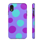 Load image into Gallery viewer, Purple Polkadot Phone Case
