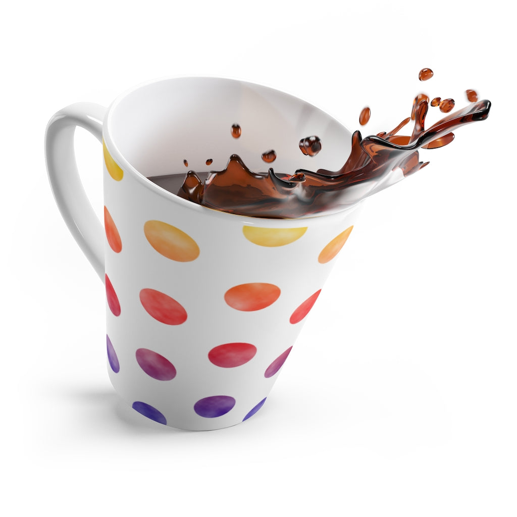 Rainbow Polka Dot Mug