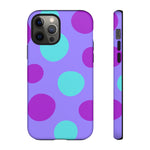 Load image into Gallery viewer, Purple Polkadot Phone Case
