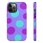 Load image into Gallery viewer, Purple Polkadot Phone Case
