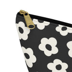 Load image into Gallery viewer, Black Ditsy Floral Accessory Pouch
