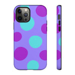 Load image into Gallery viewer, Purple Polkadot Phone Case
