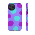 Load image into Gallery viewer, Purple Polkadot Phone Case
