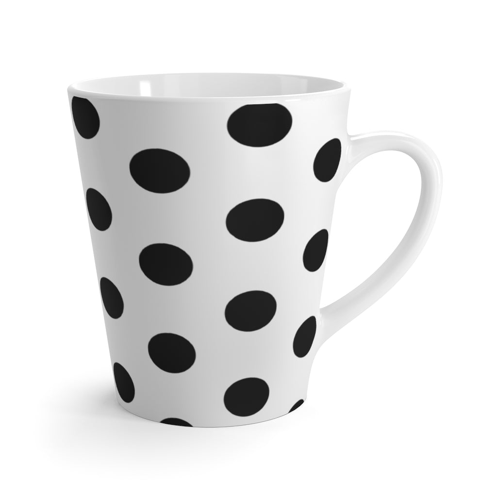 Black Polka Dot Mug