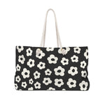 Load image into Gallery viewer, Black Ditsy Floral Tote Bag
