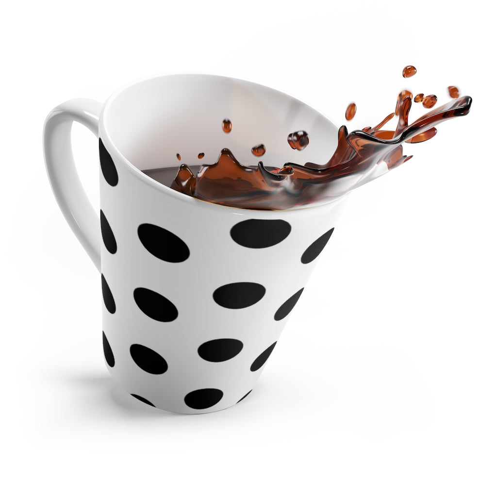 Black Polka Dot Mug