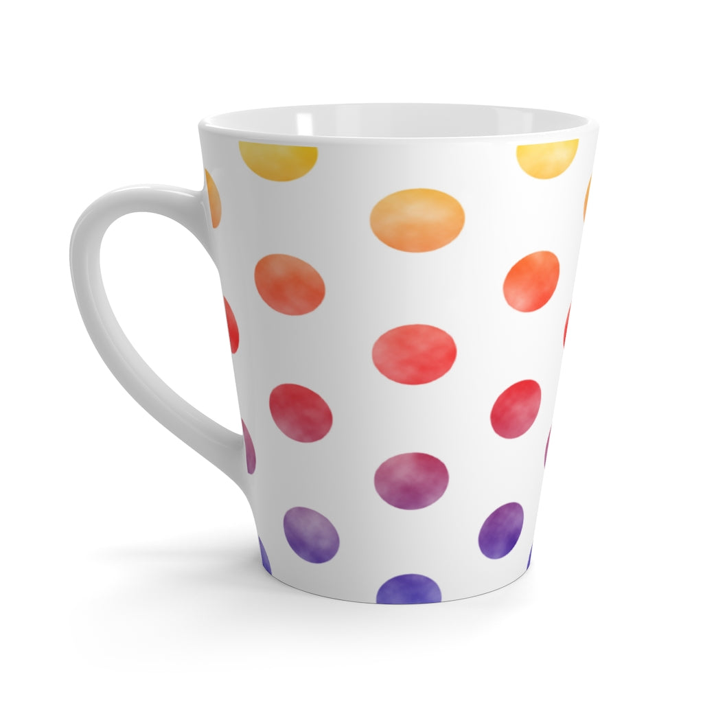 Rainbow Polka Dot Mug