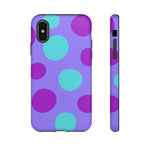 Load image into Gallery viewer, Purple Polkadot Phone Case
