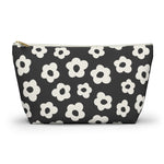 Load image into Gallery viewer, Black Ditsy Floral Accessory Pouch
