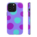 Load image into Gallery viewer, Purple Polkadot Phone Case
