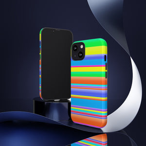 Neon Stripe Phone Case