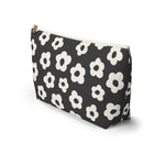 Load image into Gallery viewer, Black Ditsy Floral Accessory Pouch
