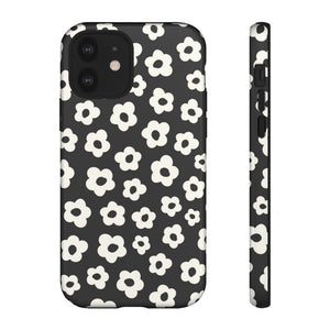 Black Ditsy Floral Phone Case