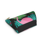 Load image into Gallery viewer, Flamingo Garden Accessory Pouch
