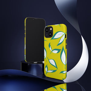 Chartreuse Leaves Phone Case