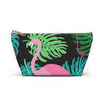 Load image into Gallery viewer, Flamingo Garden Accessory Pouch
