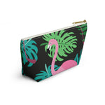 Load image into Gallery viewer, Flamingo Garden Accessory Pouch
