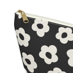 Load image into Gallery viewer, Black Ditsy Floral Accessory Pouch
