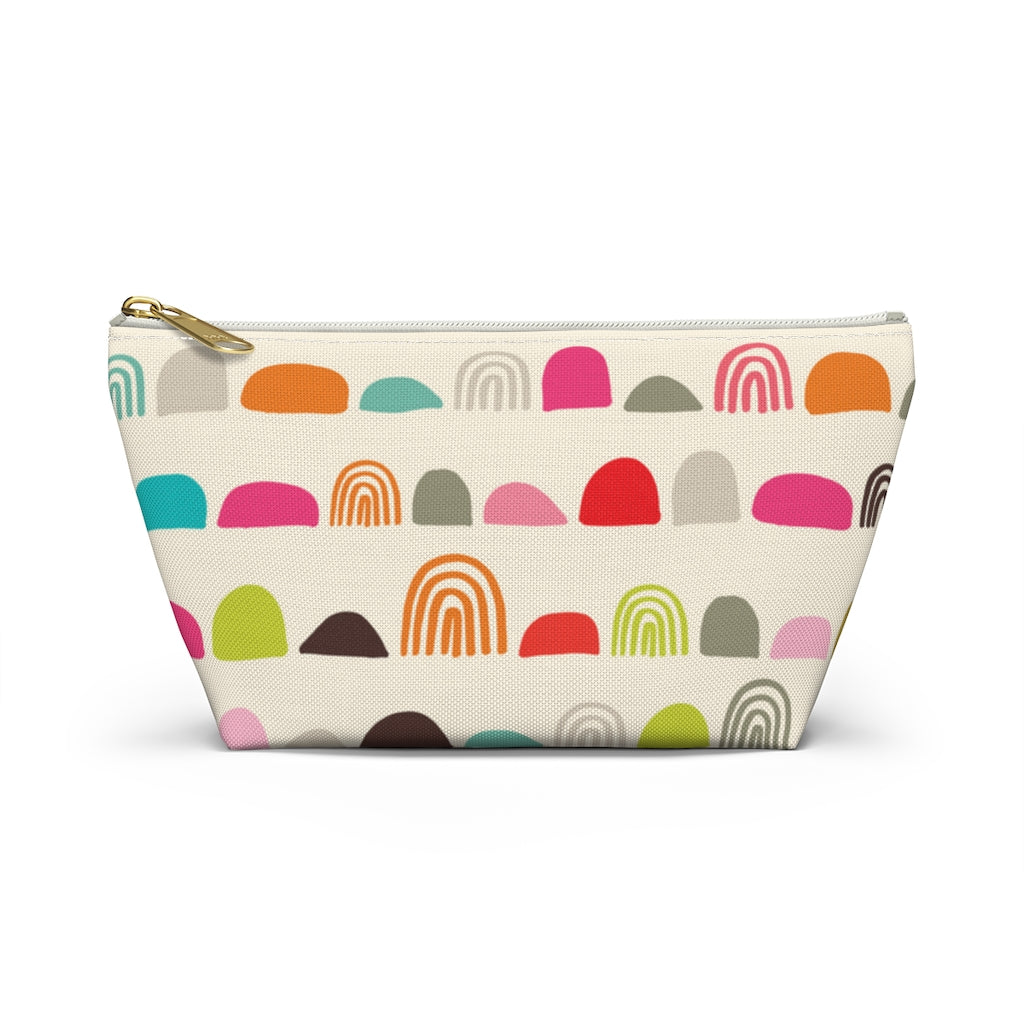 Abstract Rainbow Accessory Pouch