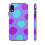 Load image into Gallery viewer, Purple Polkadot Phone Case
