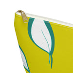 Load image into Gallery viewer, Chartreuse Leaves Accessory Pouch
