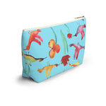 Load image into Gallery viewer, Watercolor Birds Accessory Pouch
