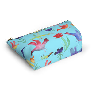 Watercolor Birds Accessory Pouch