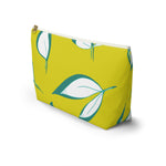 Load image into Gallery viewer, Chartreuse Leaves Accessory Pouch
