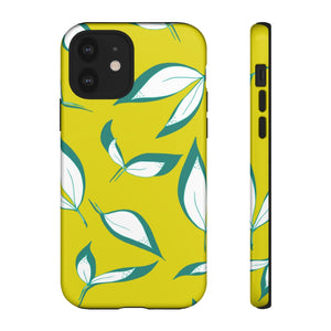 Chartreuse Leaves Phone Case