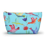 Load image into Gallery viewer, Watercolor Birds Accessory Pouch
