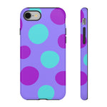 Load image into Gallery viewer, Purple Polkadot Phone Case
