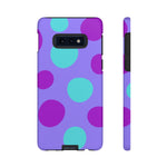 Load image into Gallery viewer, Purple Polkadot Phone Case
