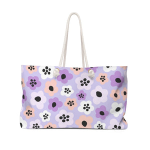 Lilac Floral Tote Bag