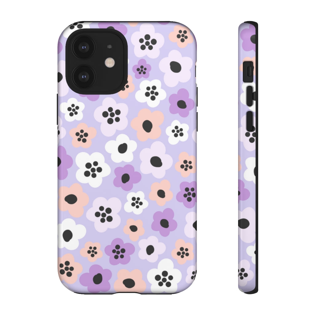 Lilac Floral Phone Case