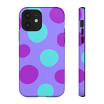 Load image into Gallery viewer, Purple Polkadot Phone Case
