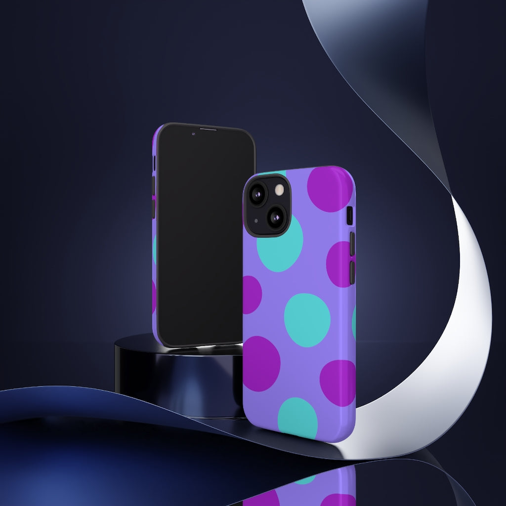 Purple Polkadot Phone Case