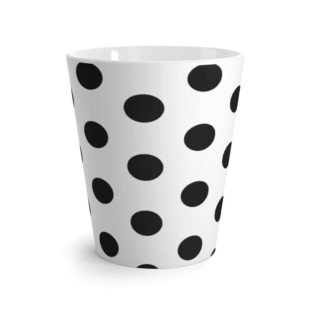 Black Polka Dot Mug