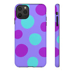 Load image into Gallery viewer, Purple Polkadot Phone Case
