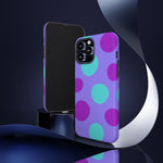 Load image into Gallery viewer, Purple Polkadot Phone Case
