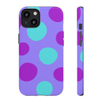 Load image into Gallery viewer, Purple Polkadot Phone Case
