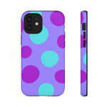 Load image into Gallery viewer, Purple Polkadot Phone Case
