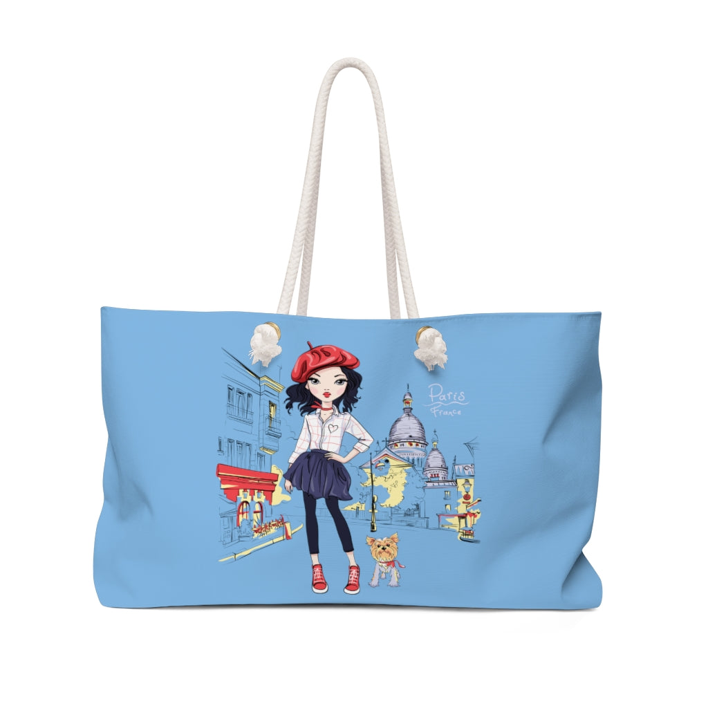 Paris Blues Tote Bag