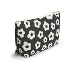 Load image into Gallery viewer, Black Ditsy Floral Accessory Pouch
