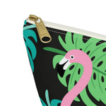 Load image into Gallery viewer, Flamingo Garden Accessory Pouch
