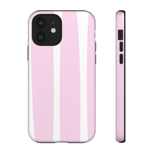 Pink Candy Stripe Phone Case