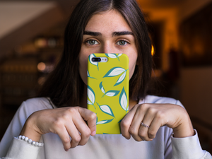 Chartreuse Leaves Phone Case